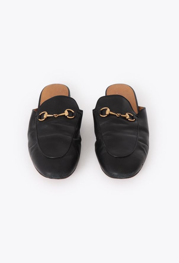 Gucci Resort 2018 Horsebit Princetown Mules - 3