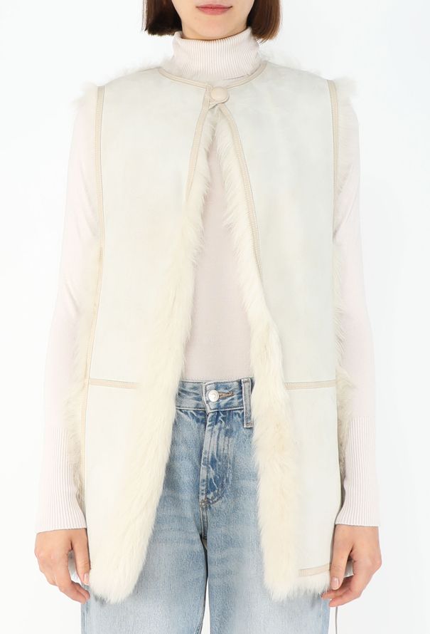 Hermès Shearling-Lined Belted Fur Vest - 5