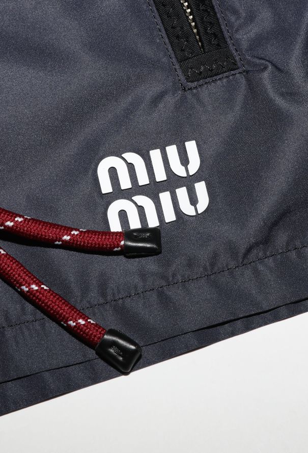 Miu Miu 2024 Nylon Drawstring Shorts - 6