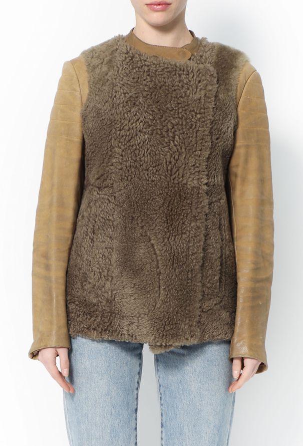 Céline 2010 Shearling Biker Jacket - 2 Céline 2010 Shearling Biker Jacket - 2