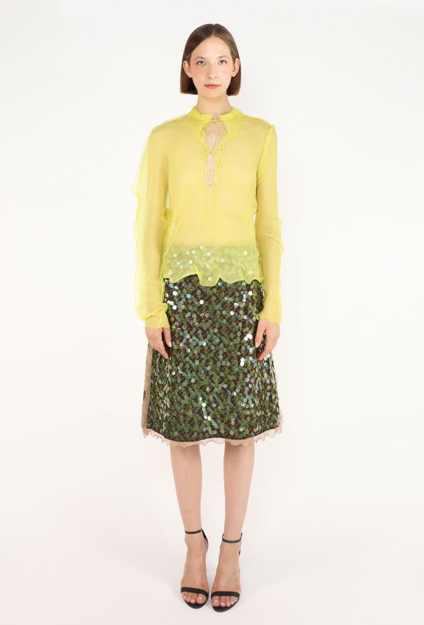 Fendi Sequin Chiffon Skirt Ensemble, S/S 2000 - 5