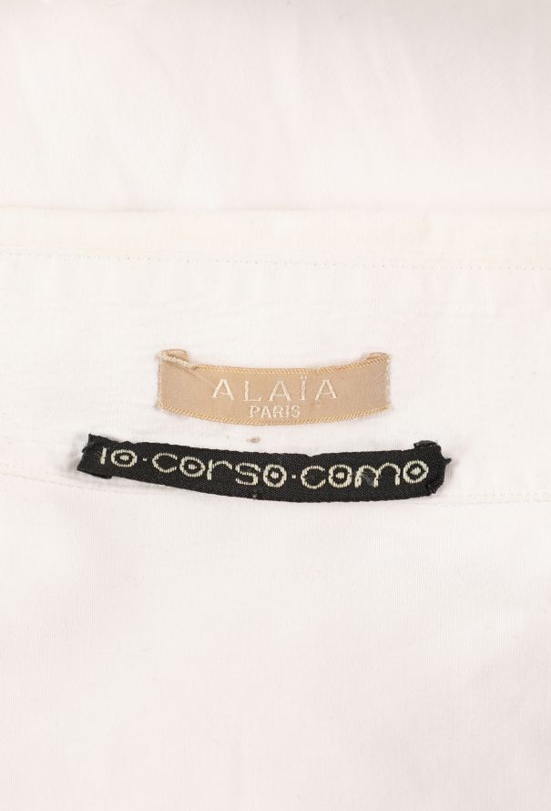 Alaïa Fluted Cotton Shirt, 2003 - 7
