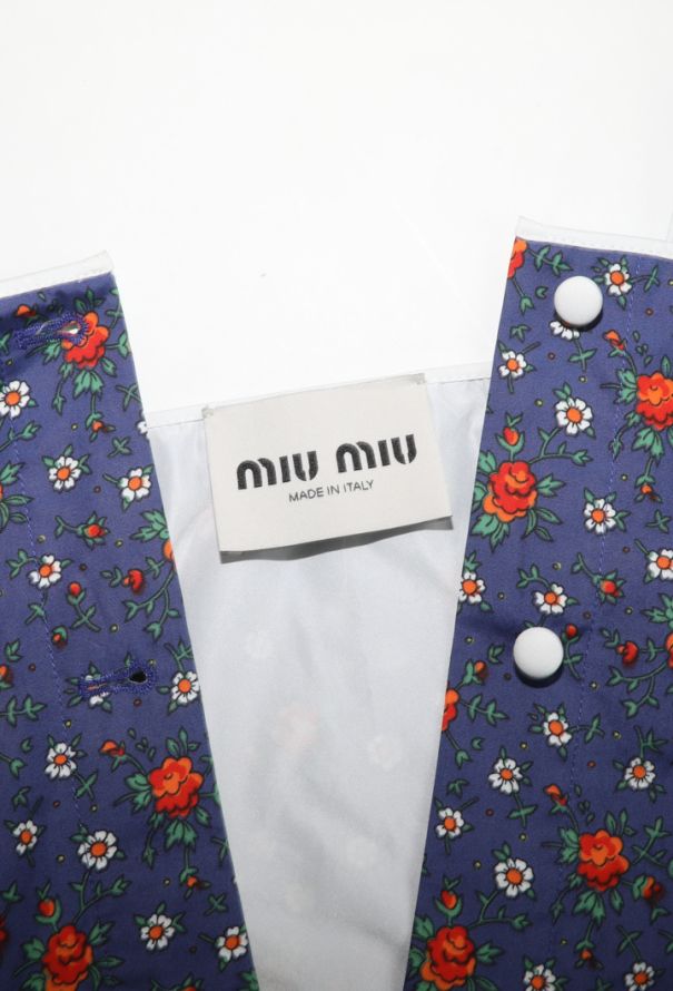 Miu Miu Floral Print A-Line Dress, S/S 2026 - 5
