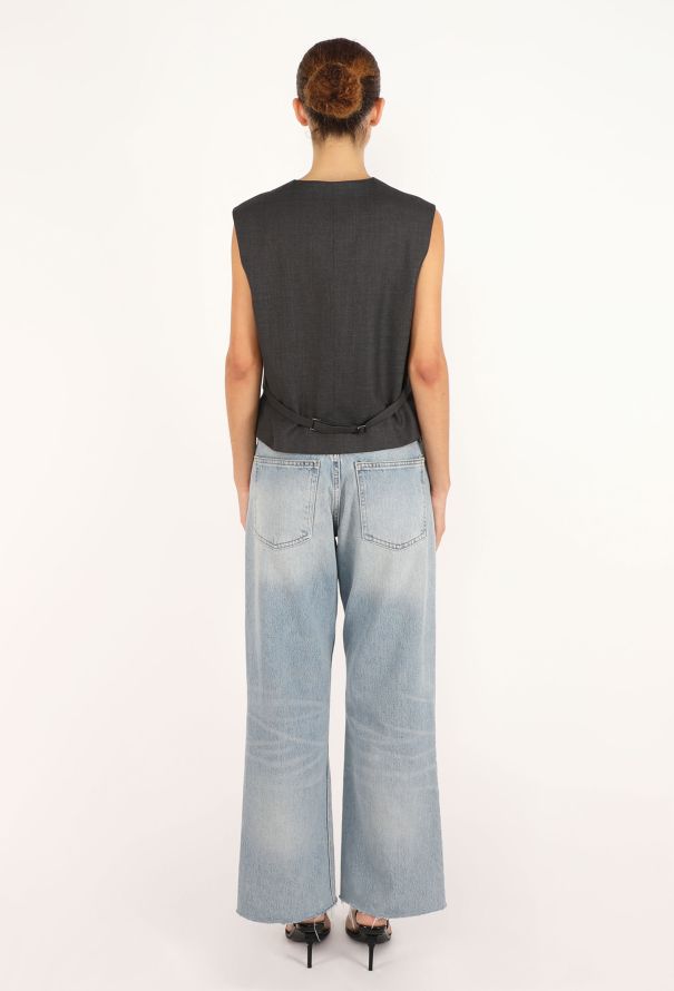 The Row Vega Anthracite Vest, F/W 2020 - 5