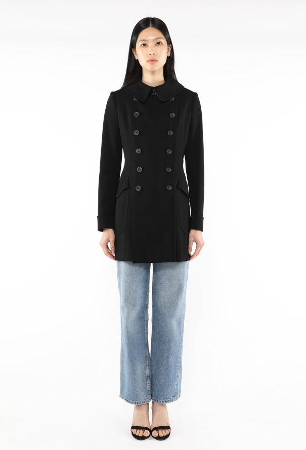 Alaïa Double-Breasted Peacoat, F/W 2014 - 1
