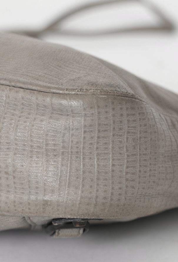 Balenciaga Grey Embossed Classic Hip Bag - 8