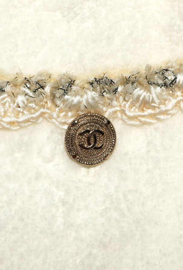 Chanel Resort 2012 Braided Terrycloth Jacket - 8 Chanel Resort 2012 Braided Terrycloth Jacket - 8