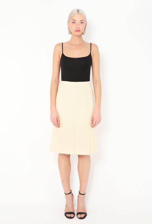 Chanel Rare S/S 1987 Embroidered Tweed Ensemble - 6 Chanel Rare S/S 1987 Embroidered Tweed Ensemble - 6