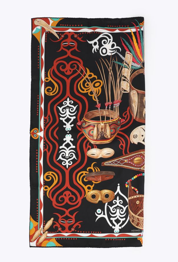 Hermès 2019 'Le Regard de l’Arctique' 90cm Silk Carré - 3