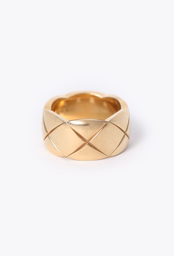 Chanel 18K Yellow Gold Coco Crush Ring - 3