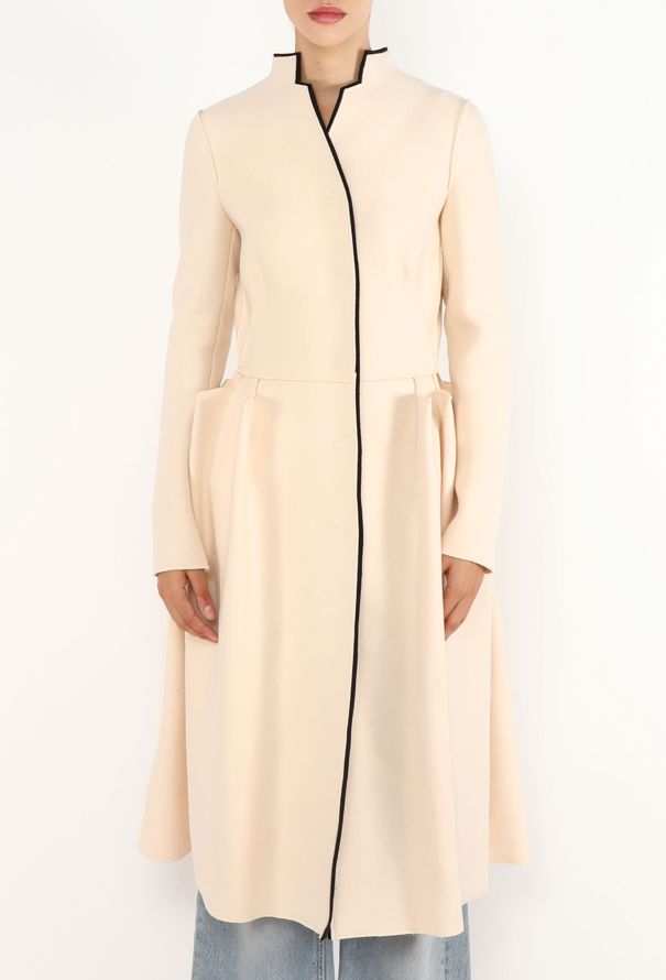 Bottega Veneta Notched Pleated Coat, F/W 2013 - 5