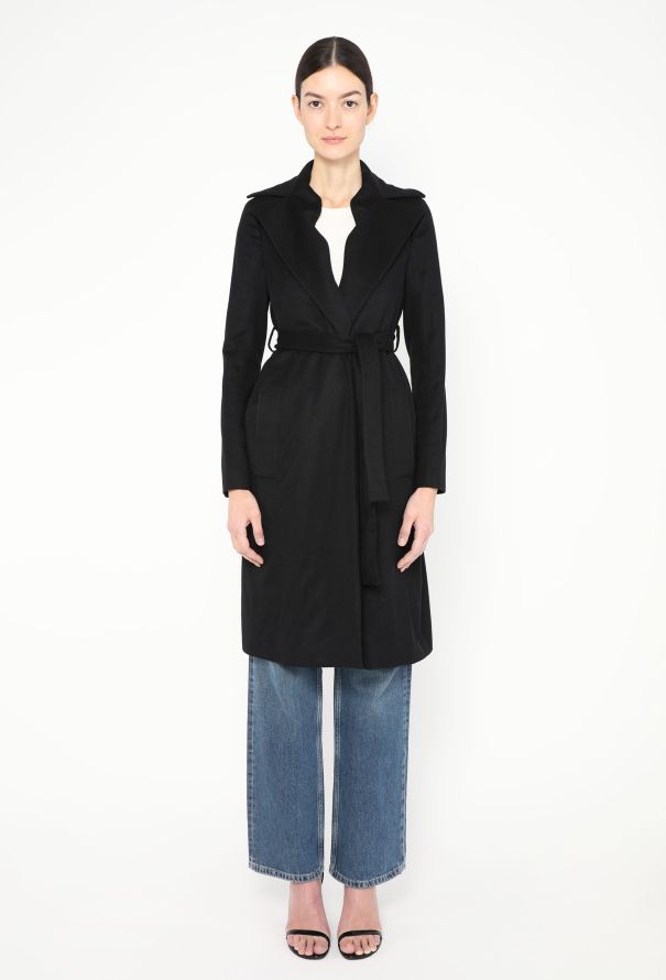 Gucci Notched Cashmere Belted Coat - 1