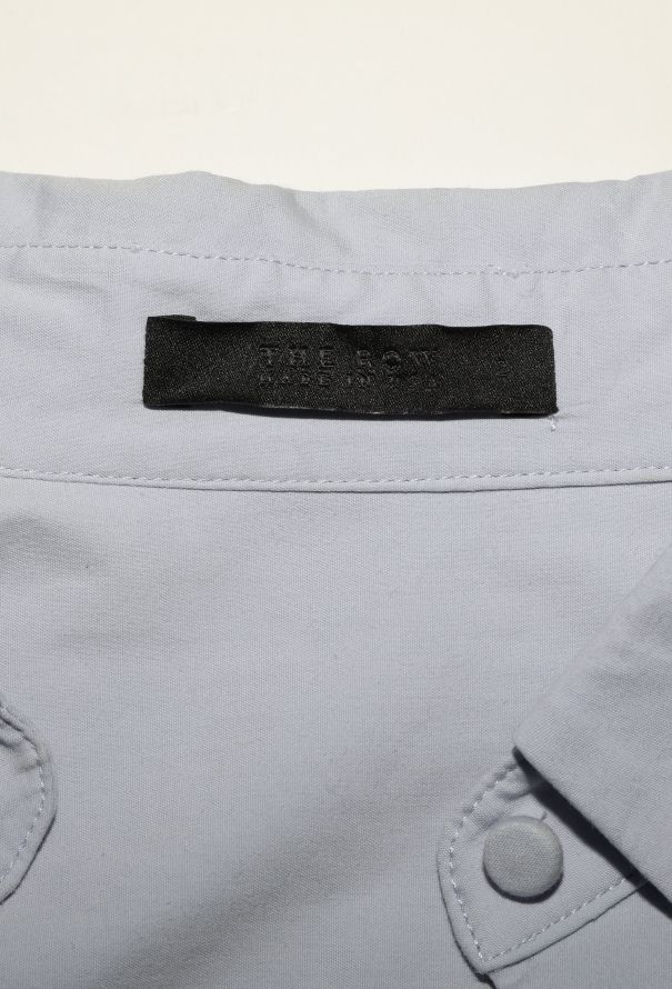 The Row Pale Blue Classic Cotton Shirt - 5