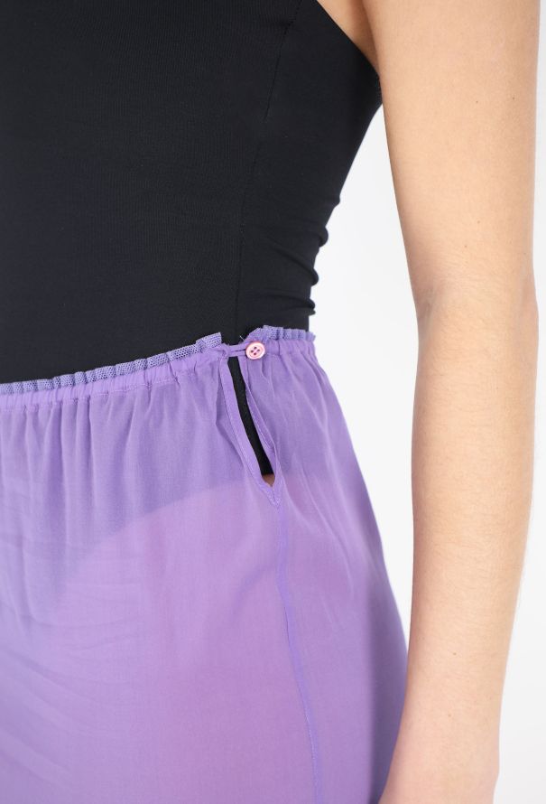 Prada Late '90s Silk Slip Skirt - 4