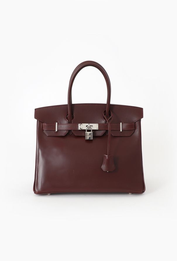 Hermès Rouge Sellier Box Birkin 30 - 1