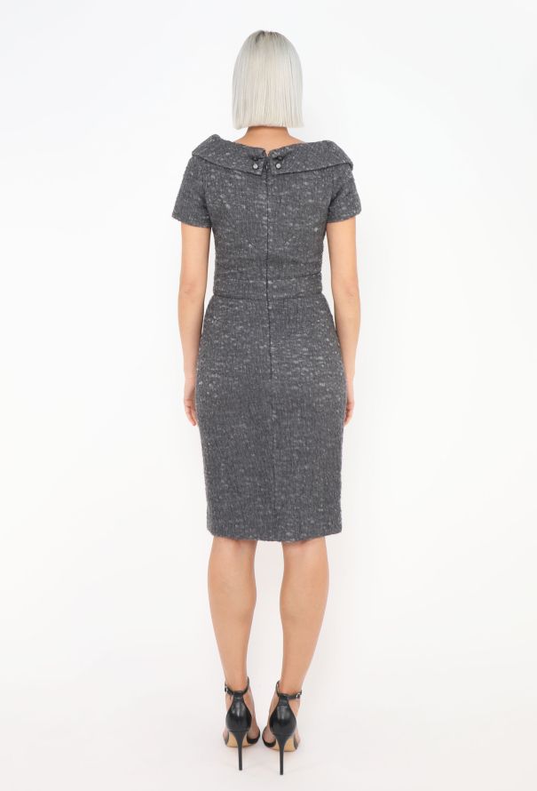 Chanel 2014 Felted Asymmetrical Dress - 5