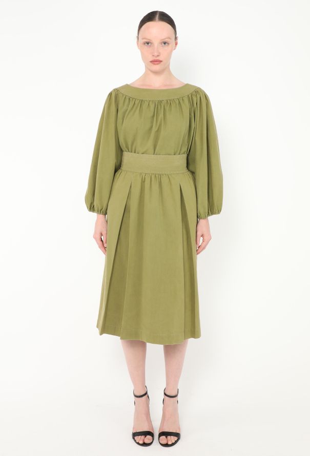 Saint Laurent Late '70s Belted Peasant Ensemble - 2 Saint Laurent Late '70s Belted Peasant Ensemble - 2