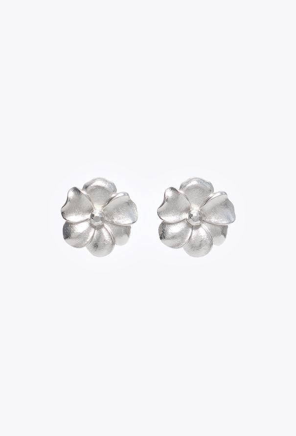 Dior Vintage Flower Clip-On Earrings - 1