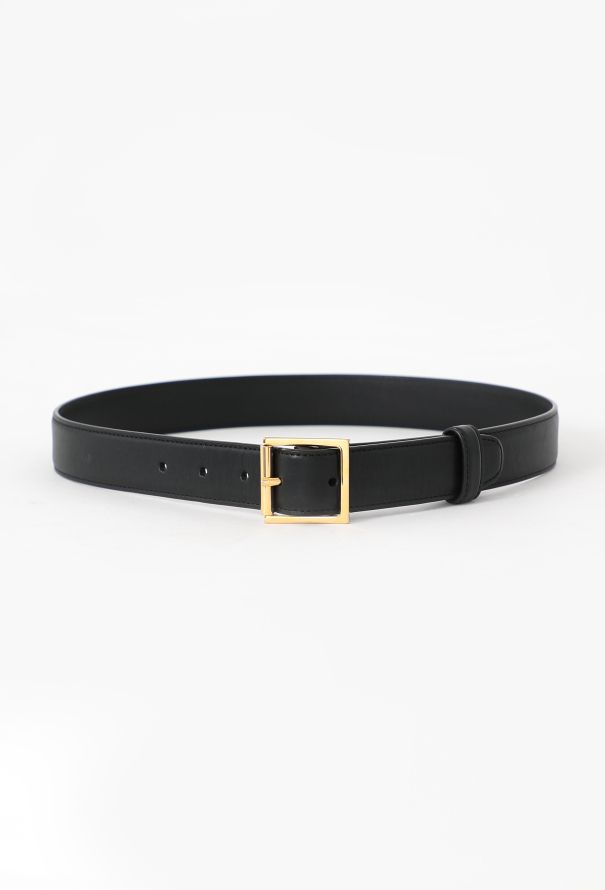 The Row Classic Leather Buckle Belt - 1