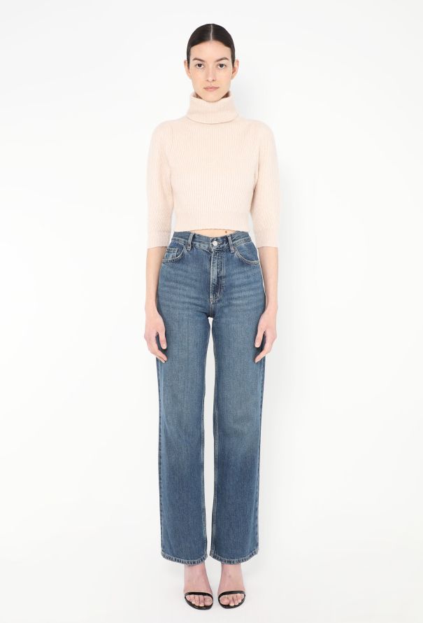 Céline 2019 Cropped Cashmere Turtleneck - 2