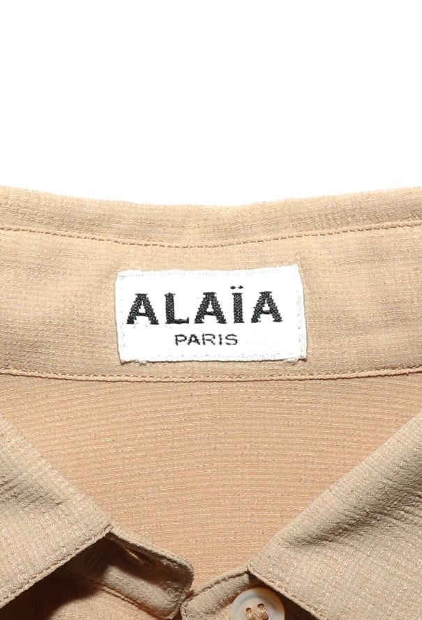 Alaïa Crêpe Peplum Top, S/S 1987 - 7