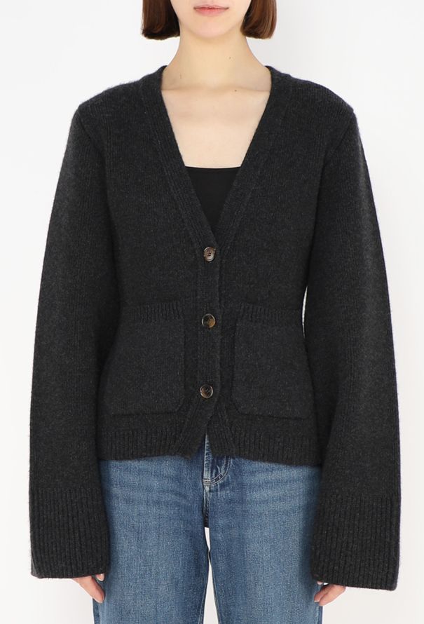 Khaite 2020 Scarlet Cashmere Cardigan - 1