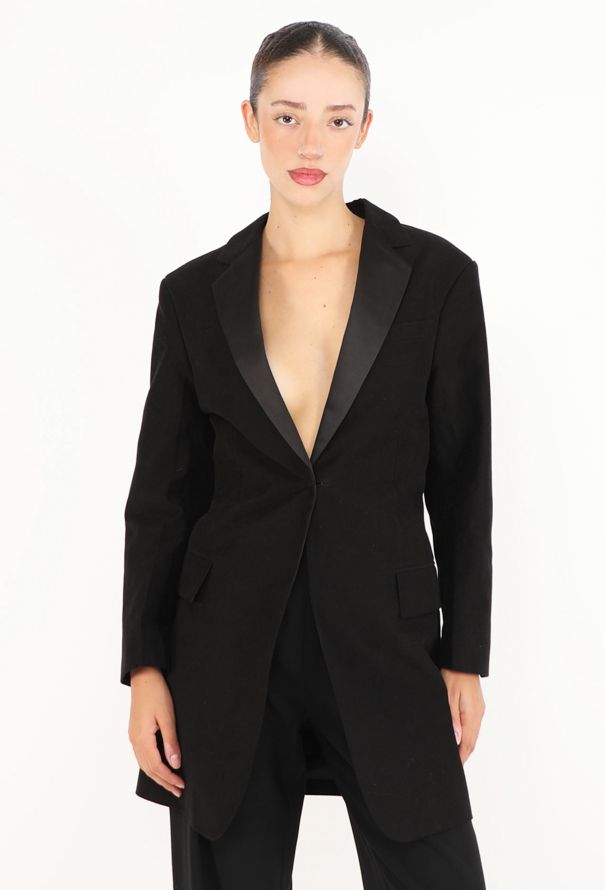 Céline Belted Smoking Blazer, Pre-Fall 2018 - 1