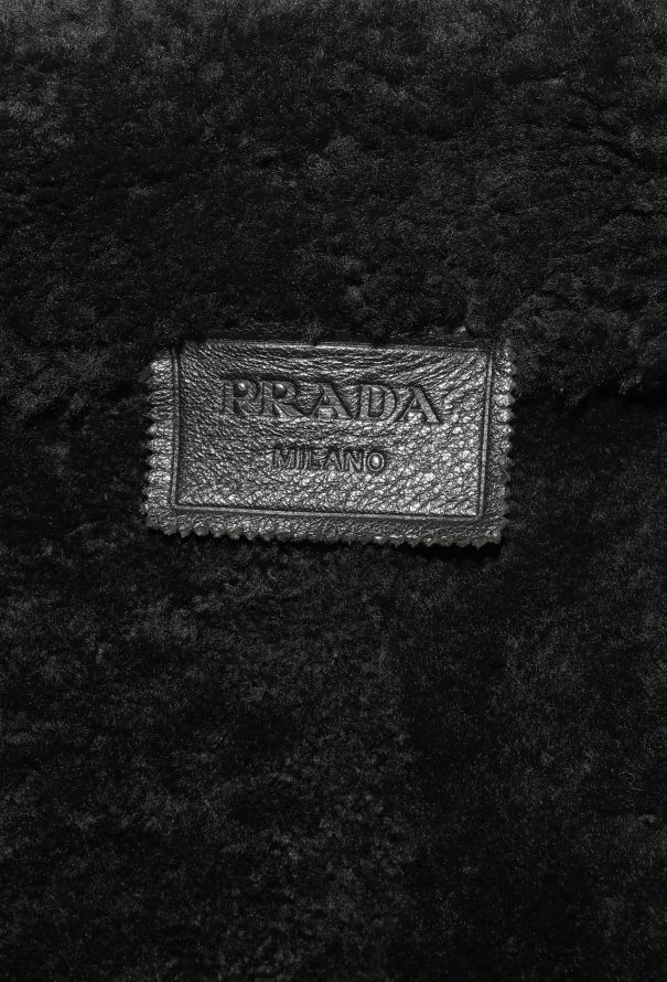 Prada 2018 Suede Shearling-Lined Jacket - 6