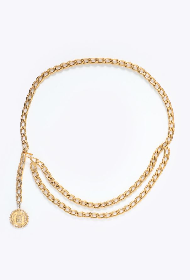 Chanel Late '80s Castellane Coin Chain Belt - 1