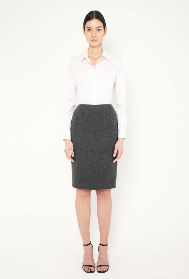 Miu Miu F/W 2024 Felted Emblem Skirt - 3 Miu Miu F/W 2024 Felted Emblem Skirt - 3