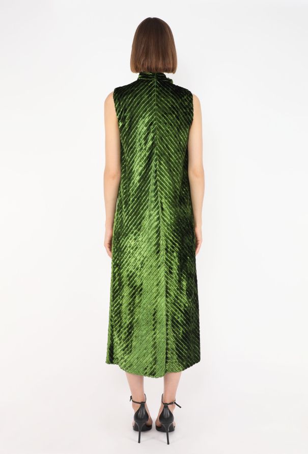 Prada Chevron Velvet Dress, S/S 2020 - 5