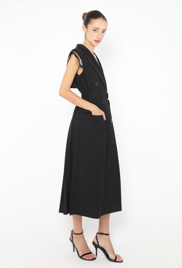 Sacai 2022 Belted Smoking Dress - 2