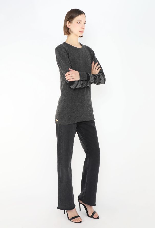 Chanel '80s Scottish Cashmere Sweater - 3