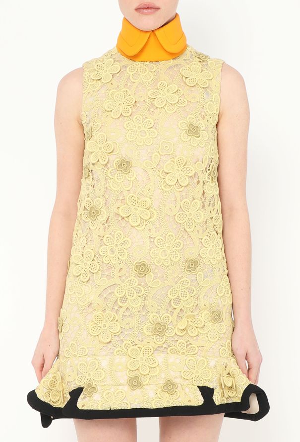 Miu Miu F/W 2010 Fluted Lace Dress - 1
