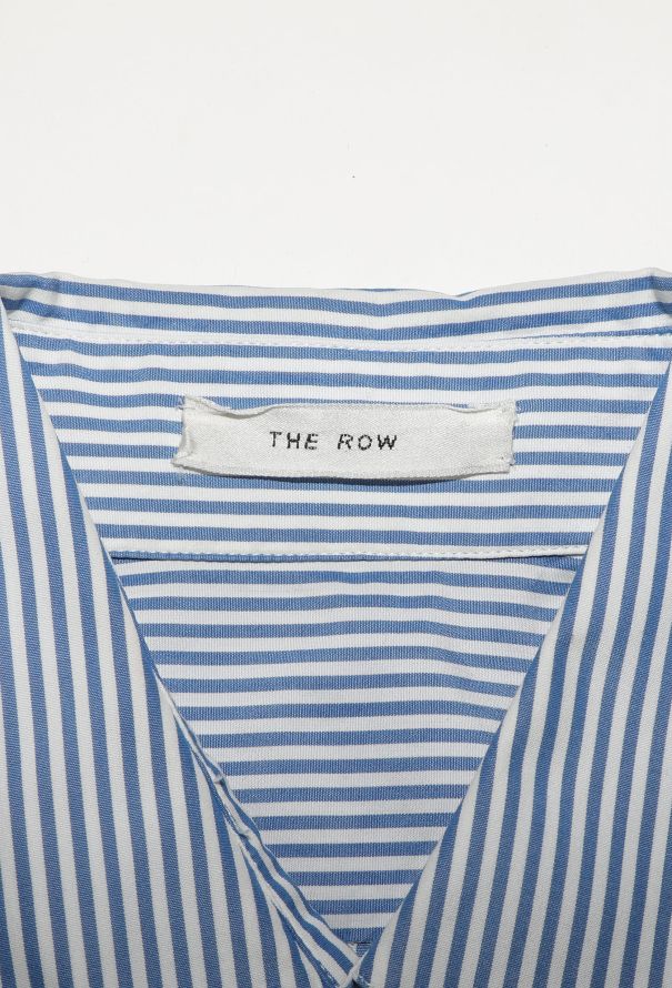 The Row Classic Striped Poplin Shirt - 5