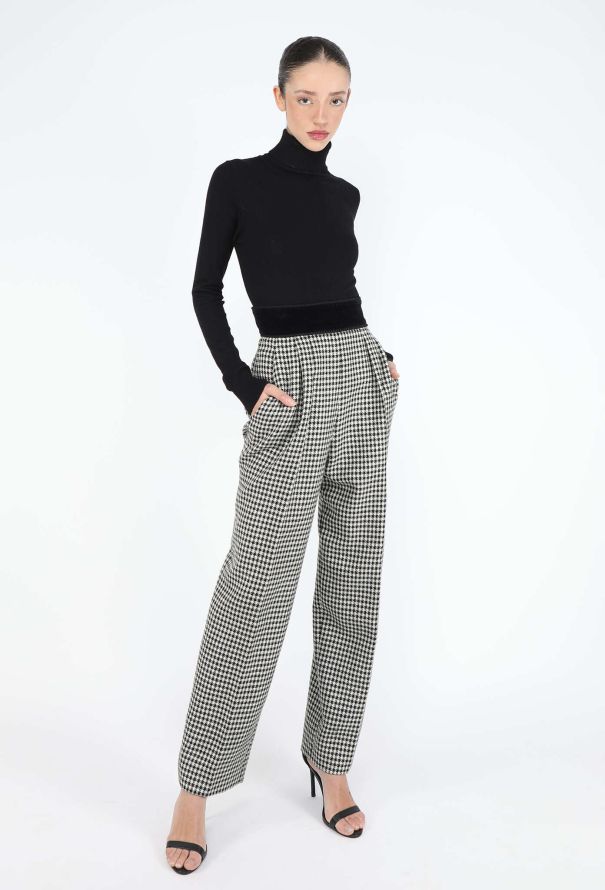 Saint Laurent F/W 1992 Houndstooth Trousers - 4