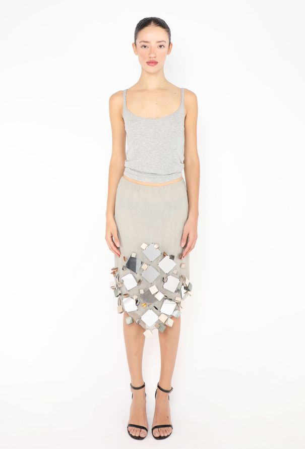 Prada COLLECTOR S/S 1999 Broken Mirror Skirt - 4