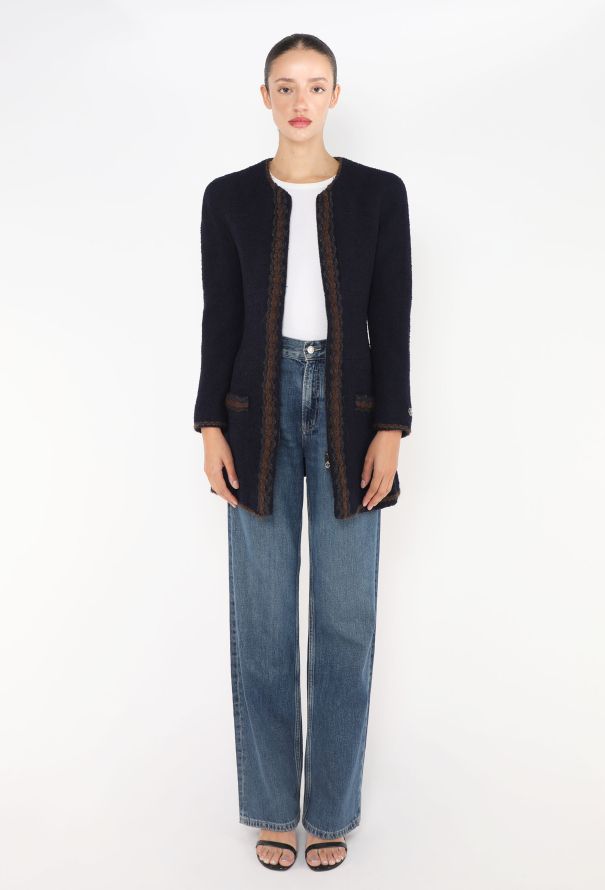 Chanel RARE F/W 1997 Bouclé Braided Jacket - 4