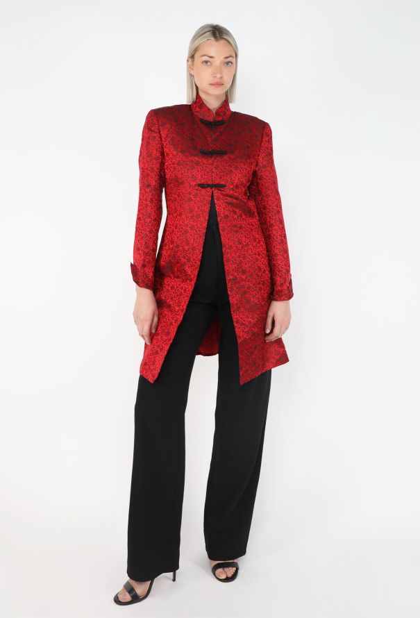 Shanghai Tang Silk Jacquard Jacket, 1990s - 3