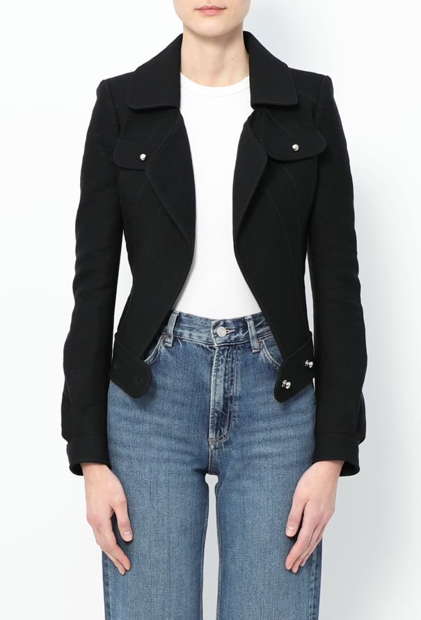 Balenciaga F/W 2005 Cropped Cutaway Jacket - 1