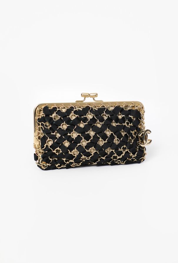 Chanel F/W 2006 Woven Mademoiselle Ligne Clutch - 3