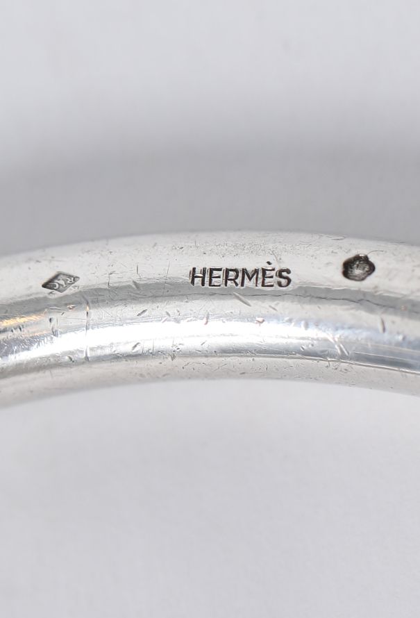 Hermès '70s Nausicaa Sterling Silver Bracelet - 5