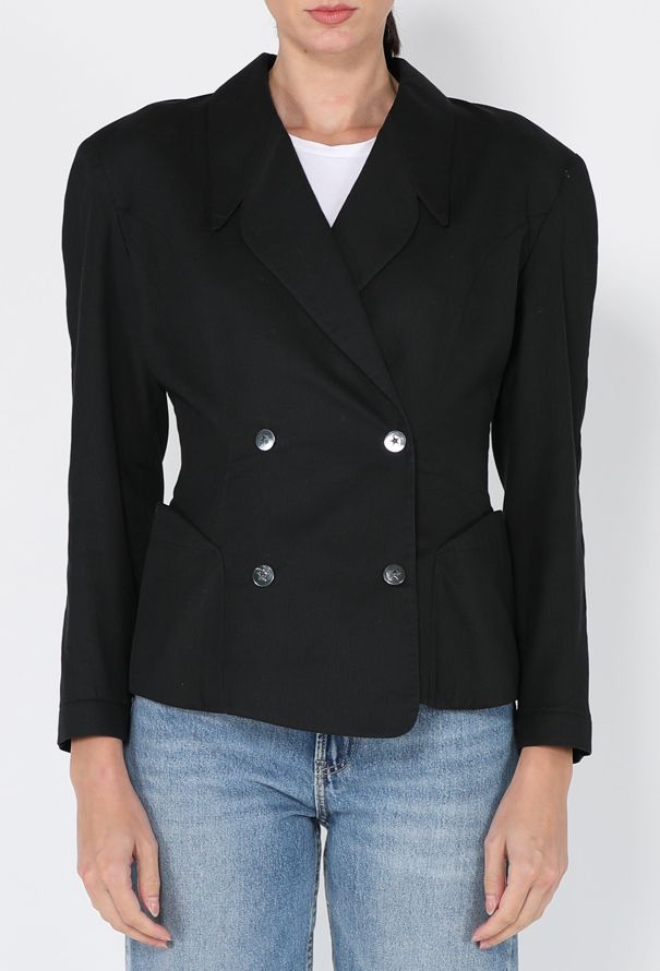 Thierry Mugler Tailored Cropped Blazer, 1990s - 1