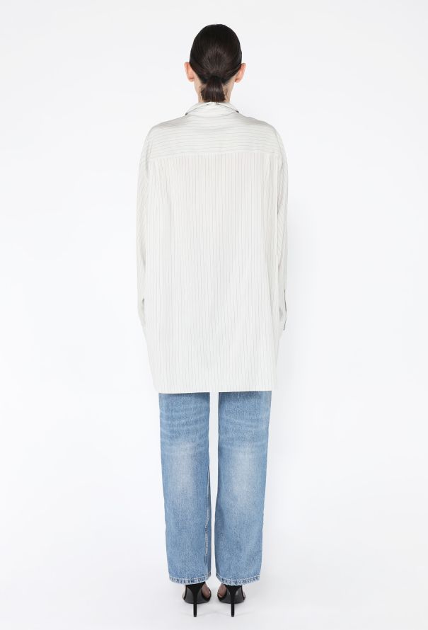 The Row S/S 2024 Albie Silk Shirt - 5