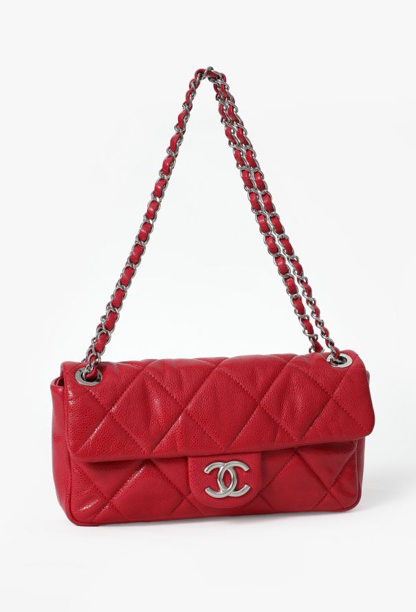 Chanel Classic Quilted Glazed Caviar Flap Bag - 2