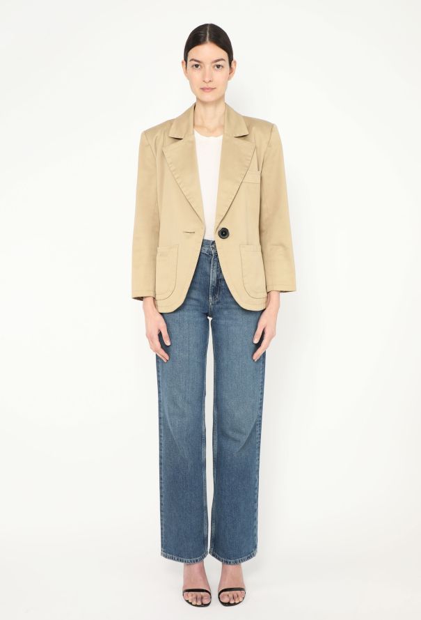 Saint Laurent Vintage Classic Gabardine Blazer - 3