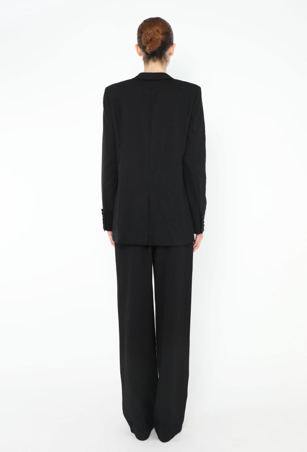 Saint Laurent F/W 2013 Cutaway Smoking Blazer - 5