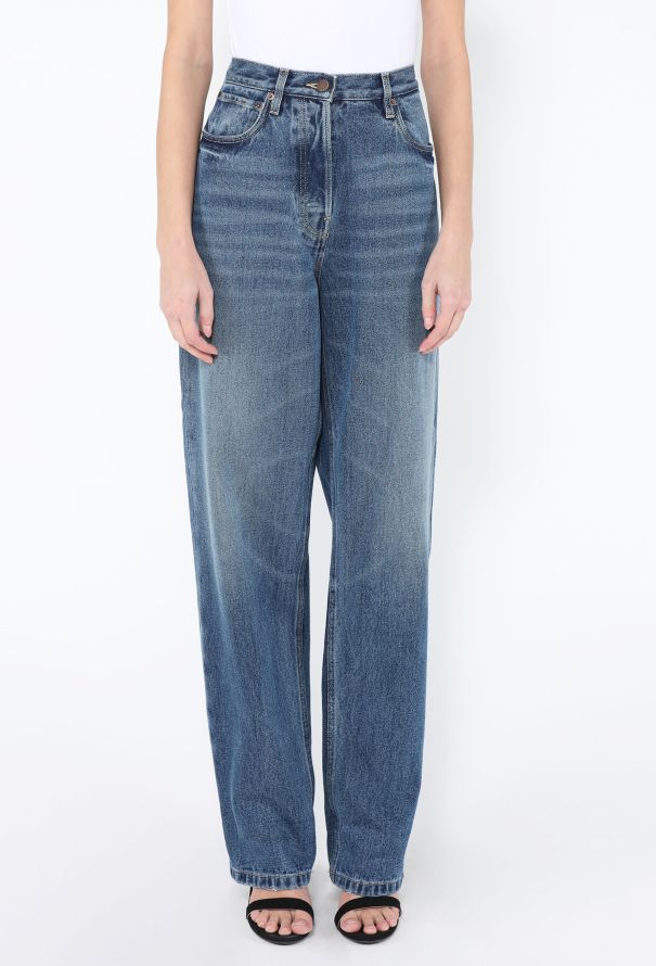 Prada 2025 Wide Leg Denim Jeans - 3