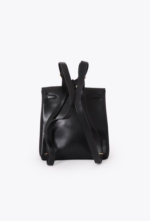 Hermès Vintage Black Box Kelly Ado 20 Backpack - 6 Hermès Vintage Black Box Kelly Ado 20 Backpack - 6