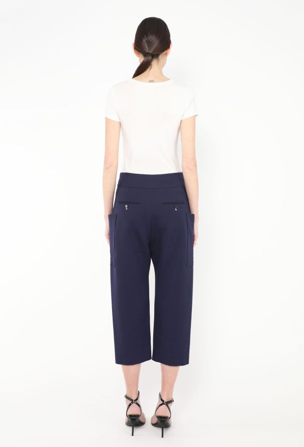 Céline Resort 2016 Buttoned Cropped Trousers - 5